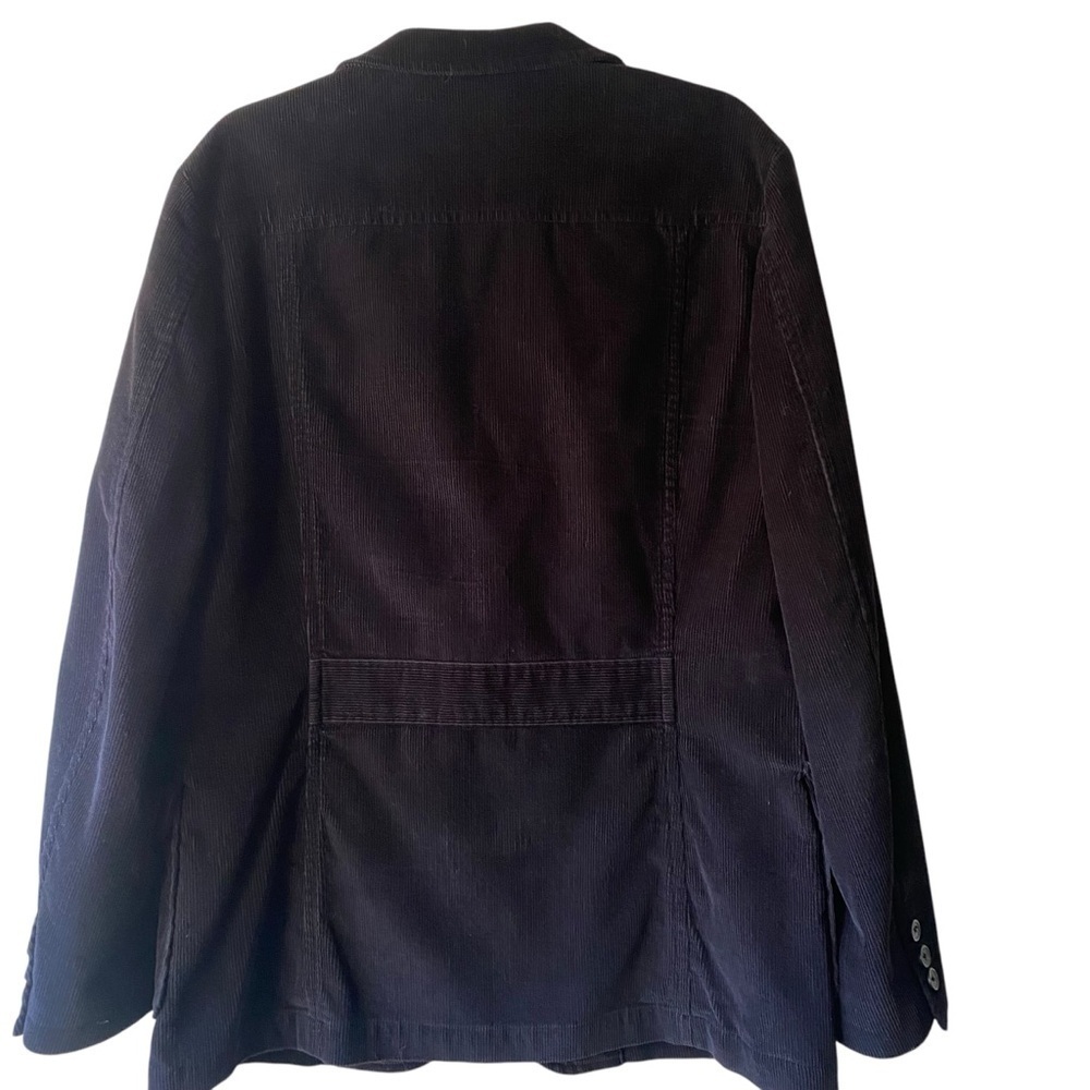 NWOT Claiborne Mens Corduroy Black Sports Coat Blazer Jacket SZ 42R - Picture 4 of 16